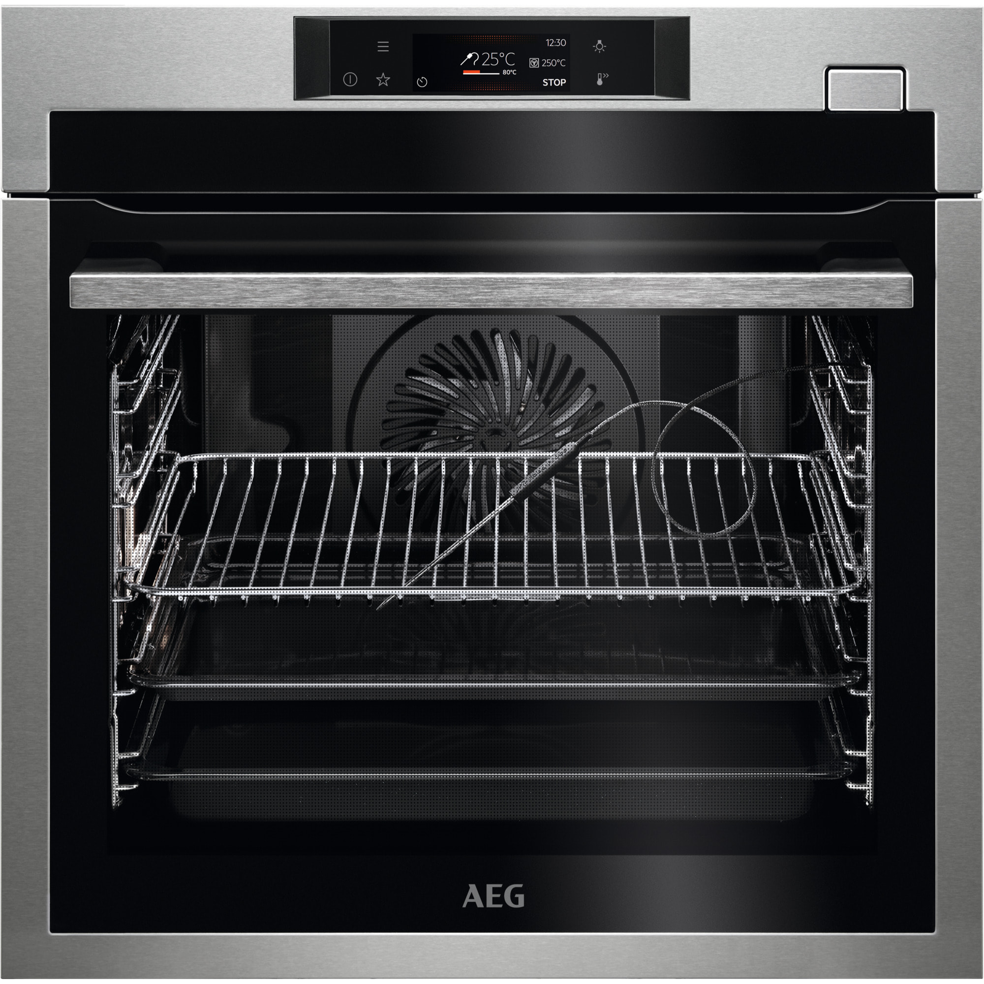 AEG Horno de vapor Serie 8000 SteamBoost con Display táctil Excite BSE782380M