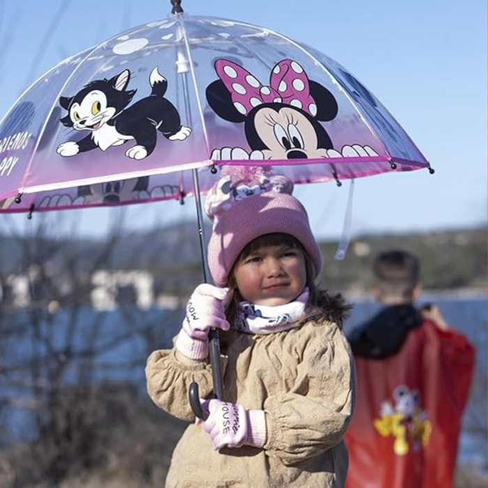 Paraguas de Mickey y Minnie Mouse