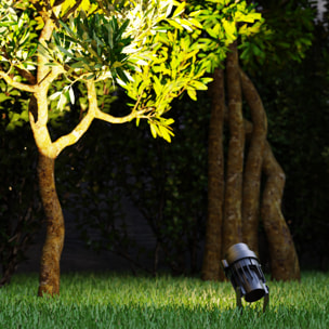 Forlight Proyector Ip65 Minimal Led 5,4W 3000K Negro 298Lm