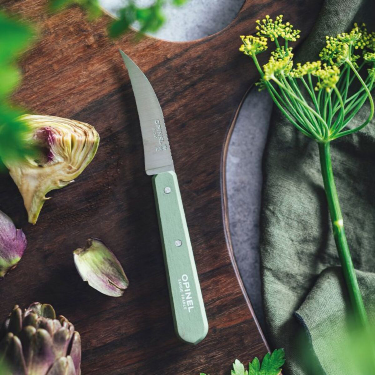 Couteau OPINEL Legumes N114 Sauge