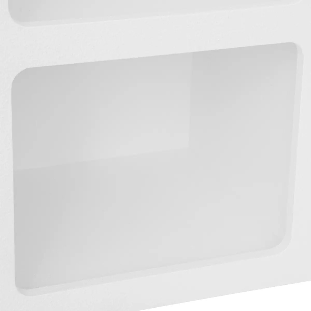 Meuble 6 niches "Soleya" 110x71,5cm blanc