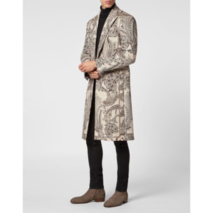 PHILIPP PLEIN ABRIGO LARGO PAISLEY