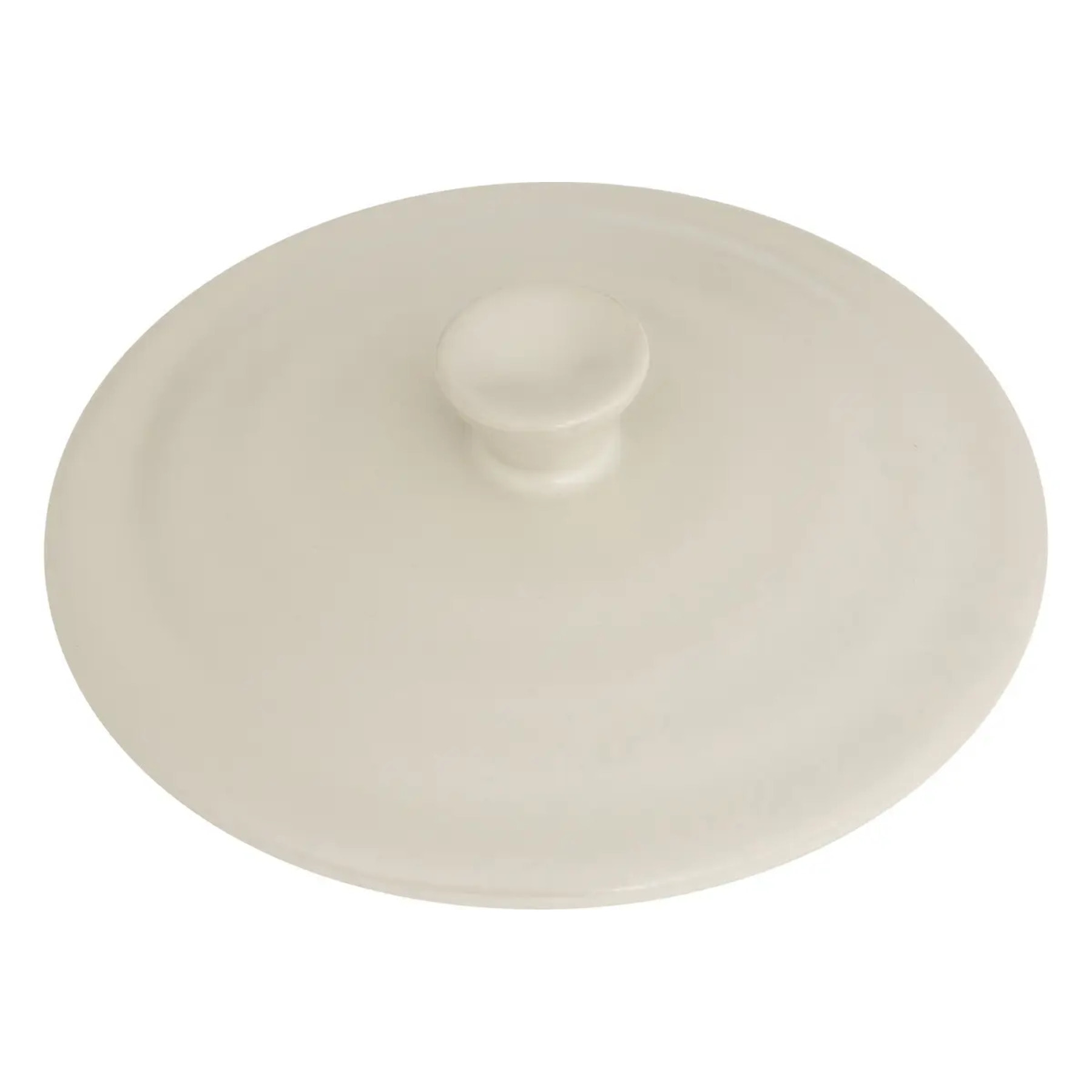 Cocotte ronde en céramique blanc 10cm