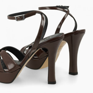 SANDALIAS MARRONES TARGE