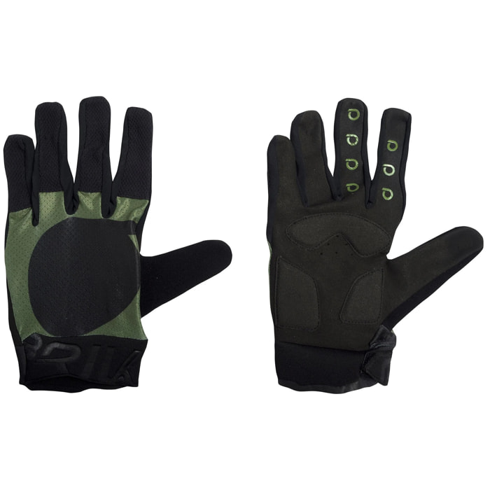 Briko - Guanti, Uomo Donna, Verde - Mtb Glove 2.0