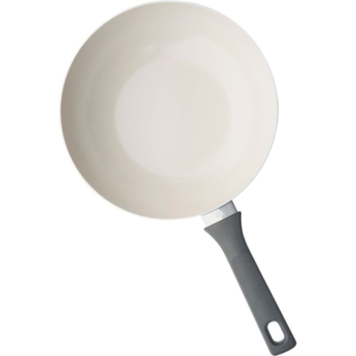 Wok ESSENTIELB Céramique 28cm vert