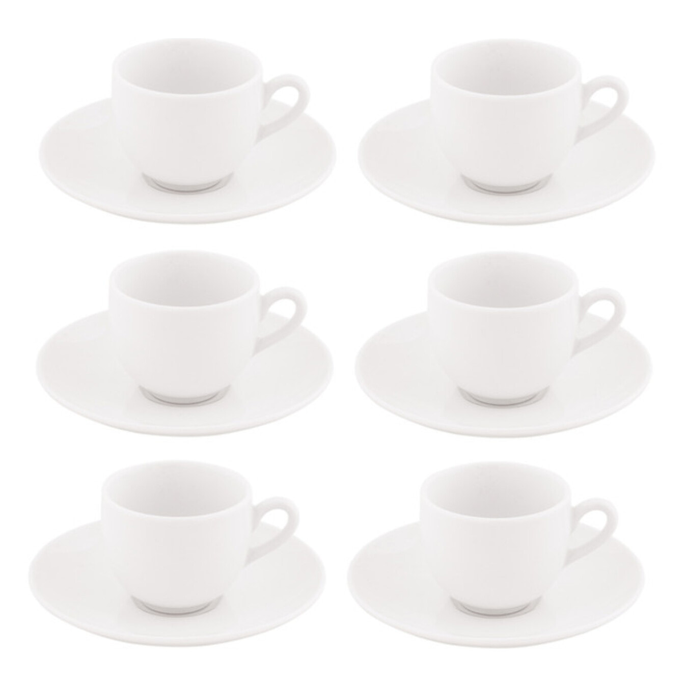 Set da caffè Ala da 6 pezzi in porcellana