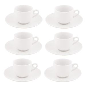 Set da caffè Ala da 6 pezzi in porcellana