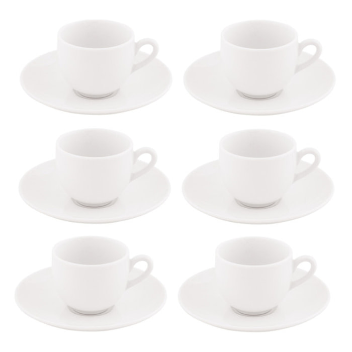 Set da caffè Ala da 6 pezzi in porcellana
