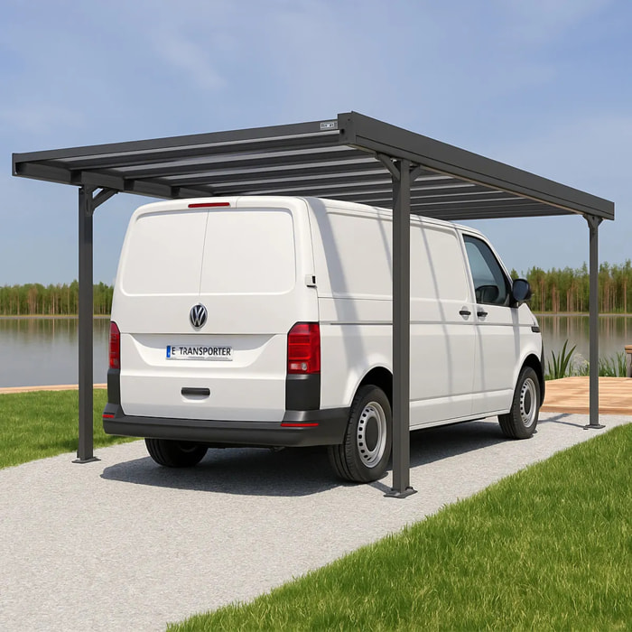 Carport Grande longueur - Toit monopente - Alizé 16