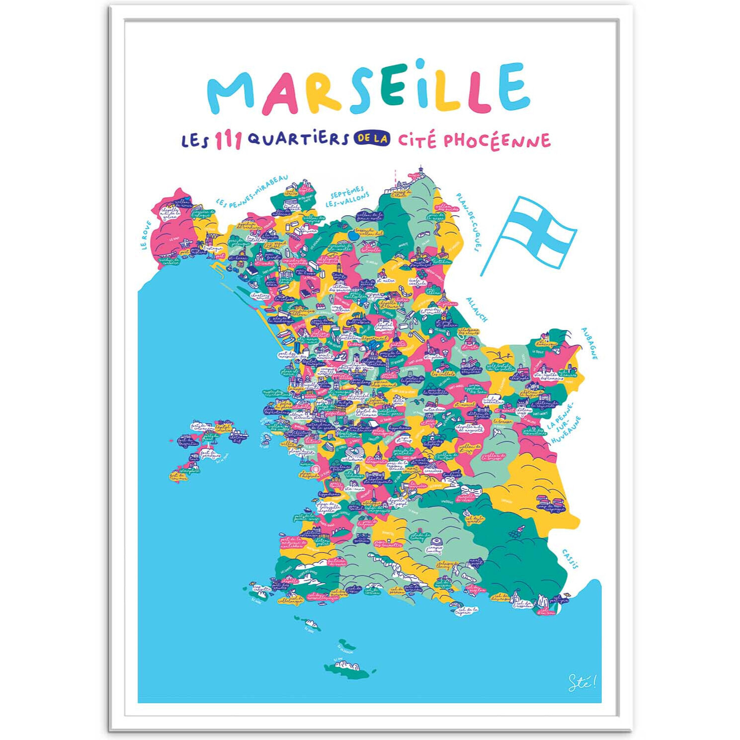 Affiche - Marseille - Sté!