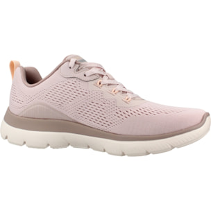 Sneakers De  Mujer 150754s Arch Fit Summits Daily Flow Rosa