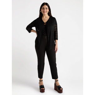 Fiorella Rubino - Pantaloni New York in cotone - Nero