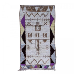 Authentique tapis berbère fait main en laine KIJA