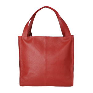 Borsa a spalla  da donna In Vera pelle Made in Italy 34x32x11 cm