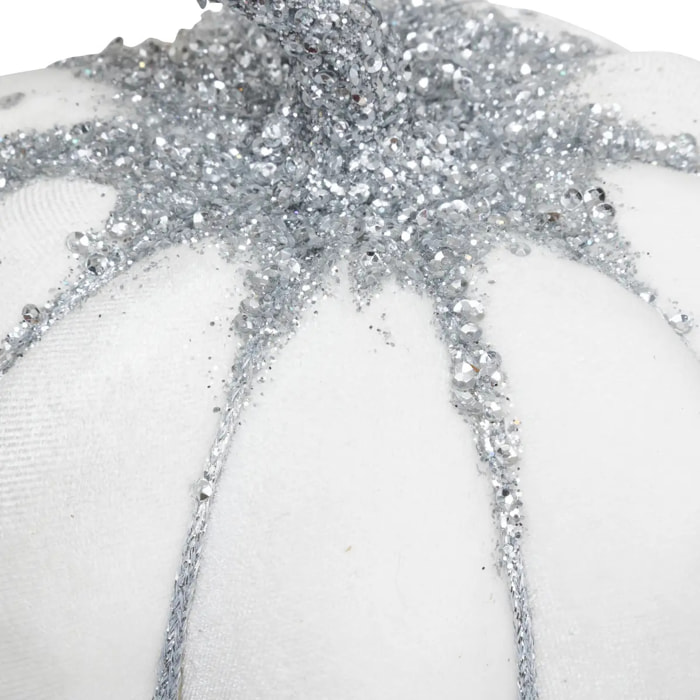 Citrouille blanc 16cm