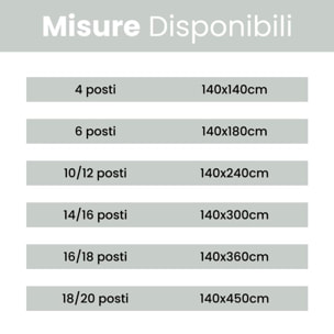 Intrecci – Runner Natalina rettangolare tartan lurex Made in Italy