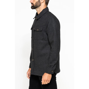 GIACCA CAMICIA IN TESSUTO PESANTE SFODERATO
