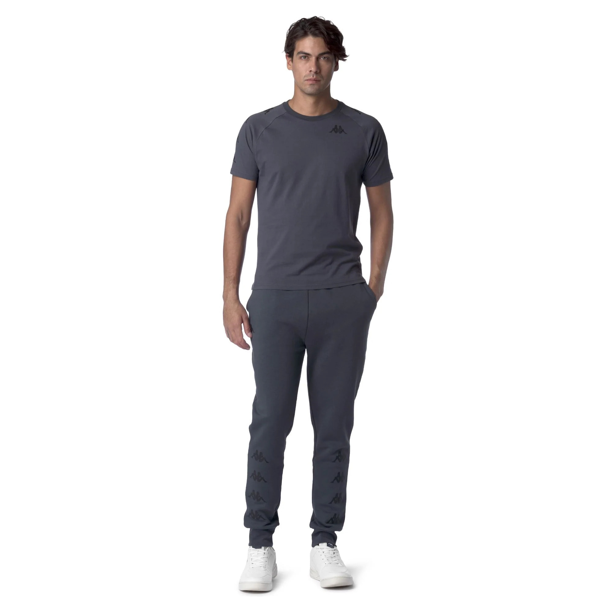 Kappa - T-Shirts & Top Uomo Grigio - Gonni