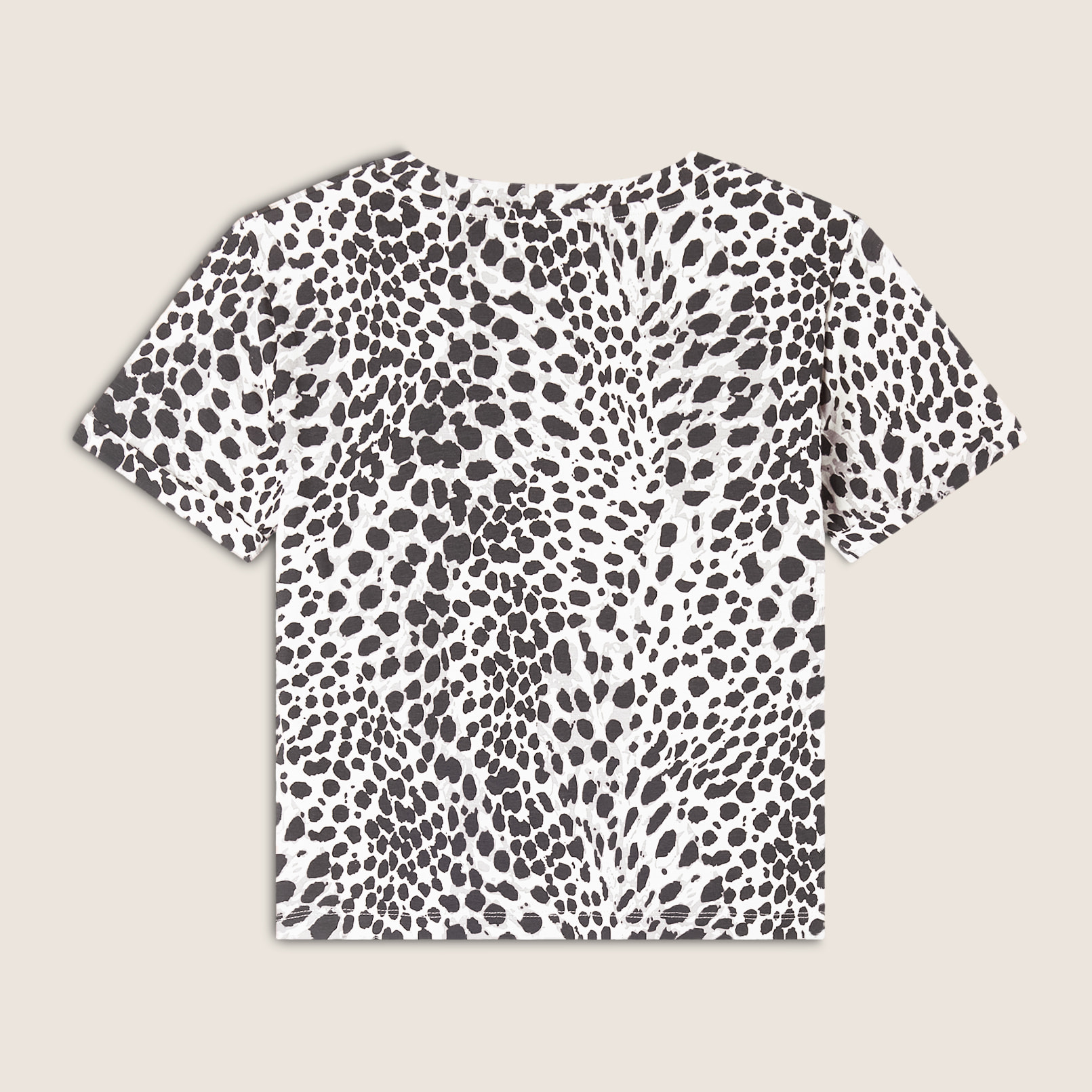 T-shirt regular fit in jersey animalier