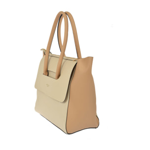 Borsa a spalla Romeo Gigli Milano beige/camel