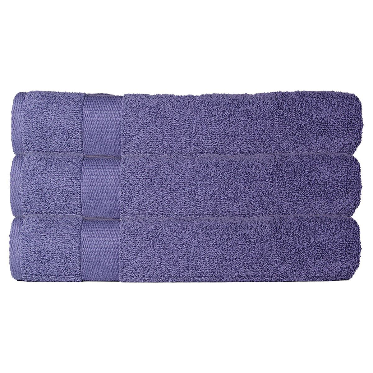 Lot de 3 maxi draps de bain 500 gr/m2 100%coton