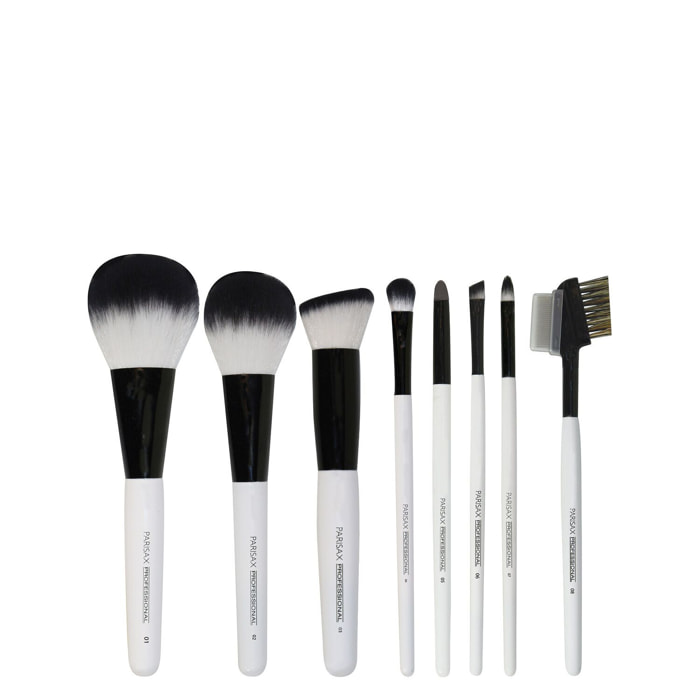 Pinceaux Professionnels - Coffret 8 Pinceaux en Nylon