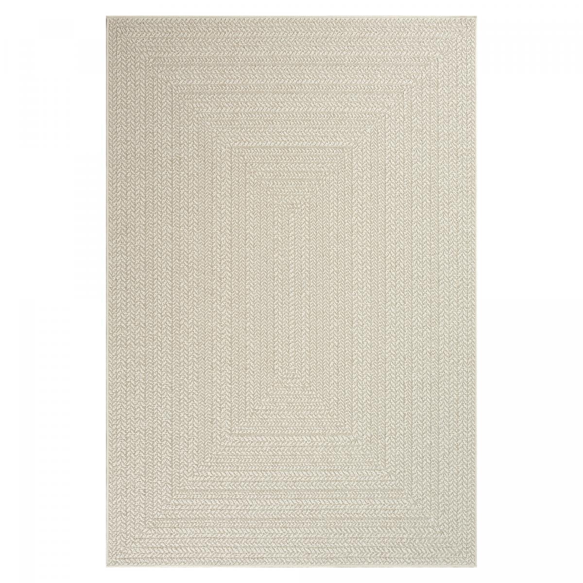 Tapis extérieur intérieur NOLAM aspect jute ton sur ton