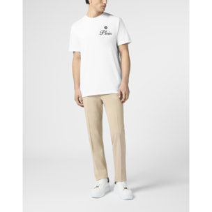 PHILIPP PLEIN Round Neck T-Shirt Embossed Signature