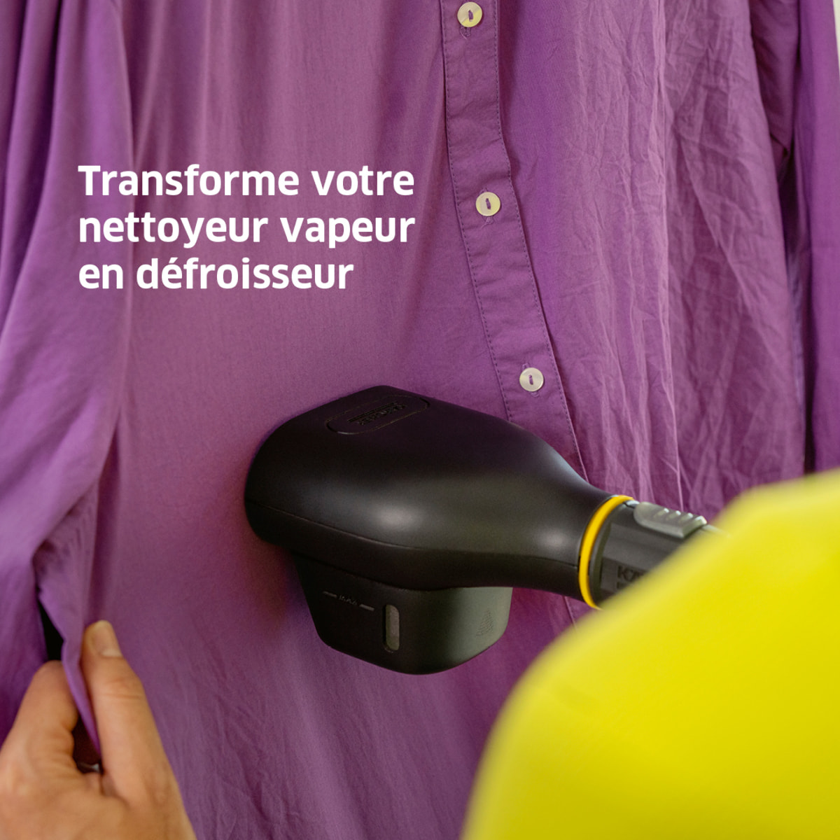 Balai vapeur Karcher SC1 Multi & Up Textile Edition - Puissance 1200W- défroisseur à main- Accessoires inclus- multifonctions