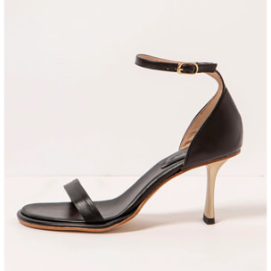 Sandalias con tacón S3193 NAPPA BLACK/ ALBANA color Black