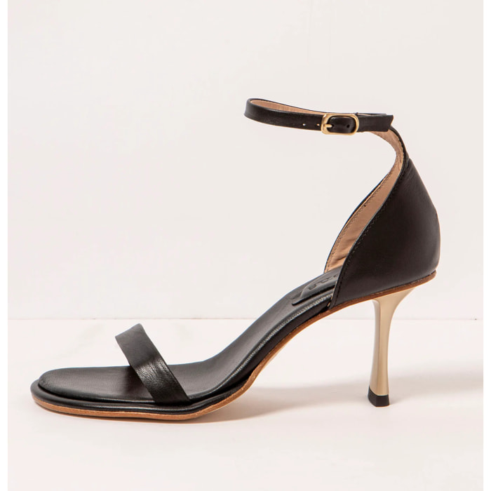 Sandalias con tacón S3193 NAPPA BLACK/ ALBANA color Black