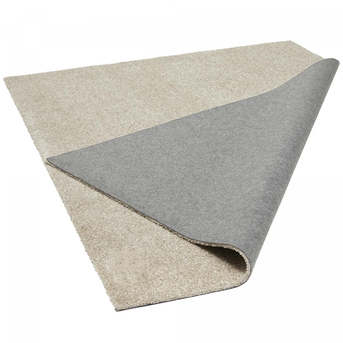 Tapis shaggy tissé motif uni VIHE