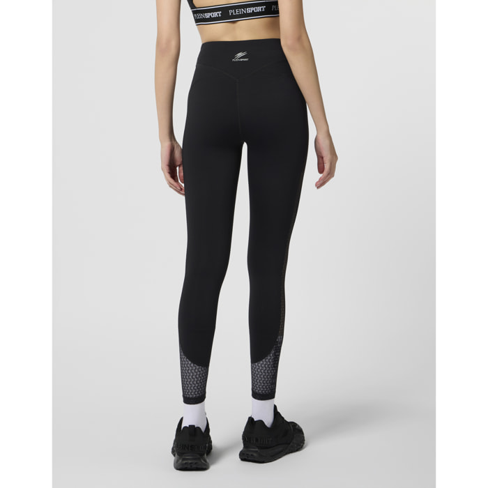 PLEIN SPORT Leggings with Mesh Inserts PS
