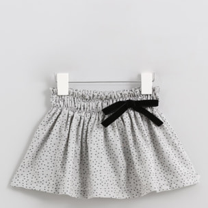 Falda espiga y triángulos gris