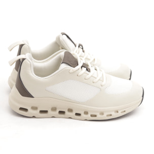 SNEAKERS RUNNING CLOUD GOMMA BEIGE