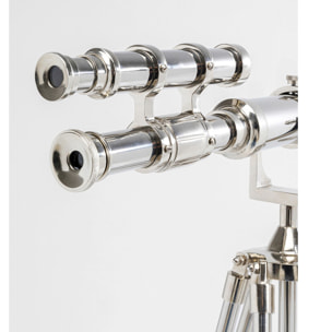 Déco télescope argenté 125cm Kare Design