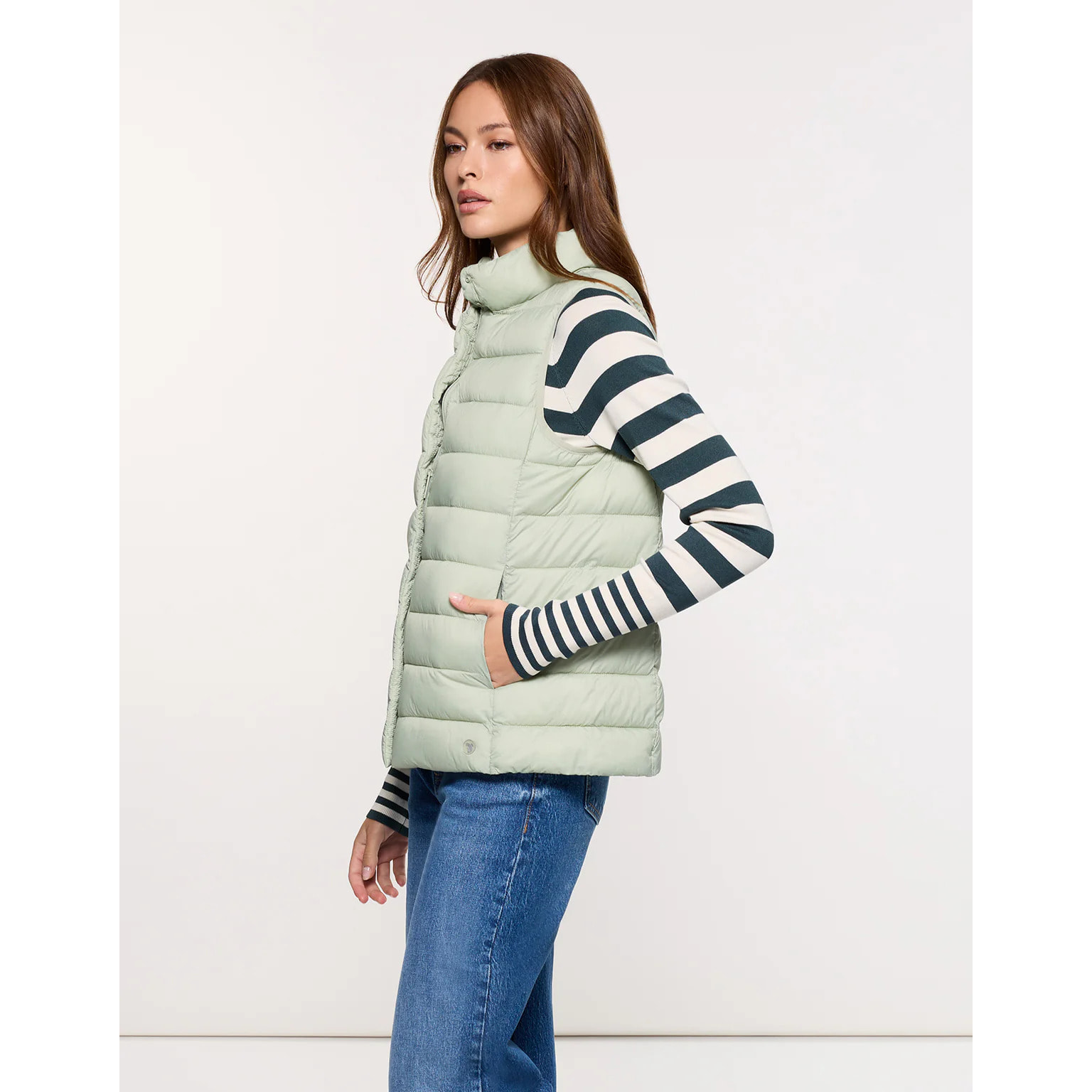 Chaleco Acolchado Caqui - Bare