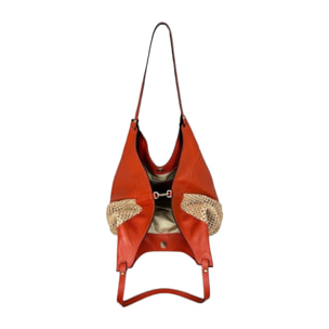 Bolso de hombro Cheval Firenze Madera Naranja