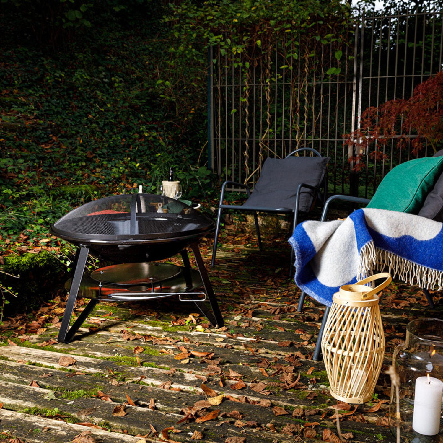 Brasero en acier 70cm