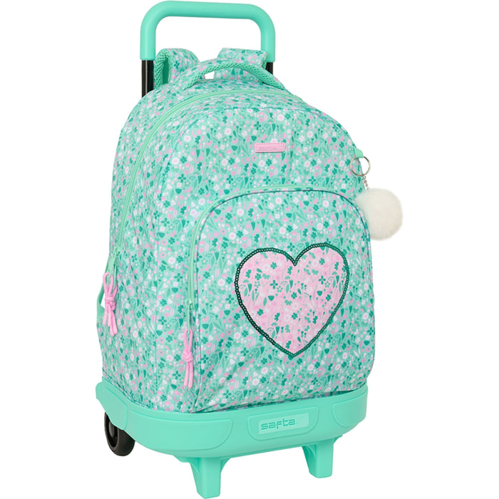 Mochila gde. c/ruedas compact extraible safta "cuore"