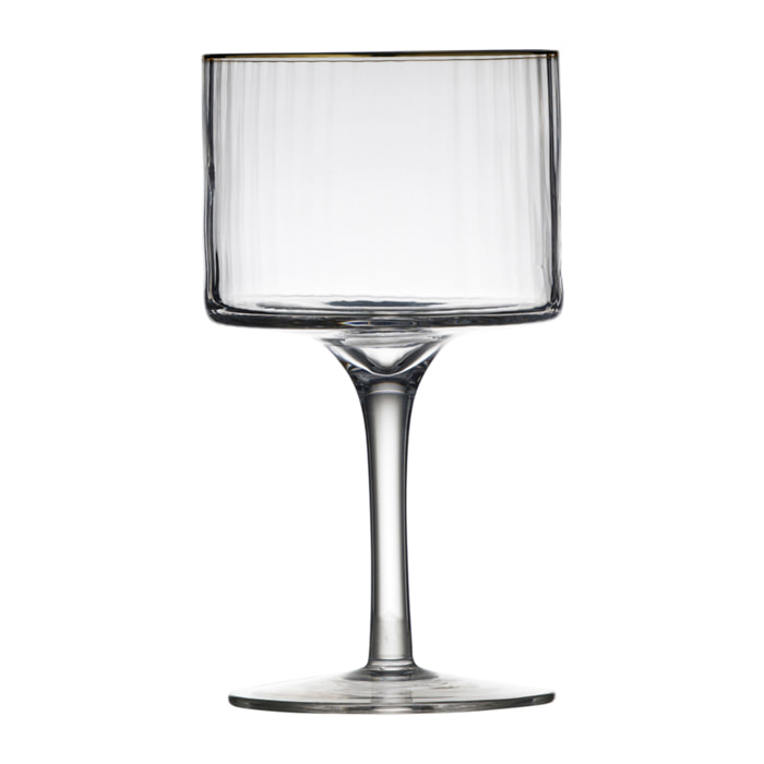 Set de 4 verres à gin tonic Palermo Gold 32 cl