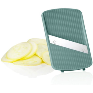 Mandoline ESSENTIELB multifonction avec recipient vert sauge
