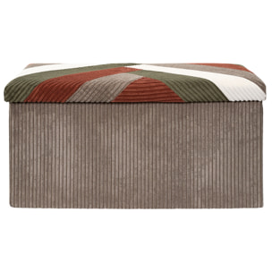 Coffre Banc Pliable Patchwork Cotele Scott
