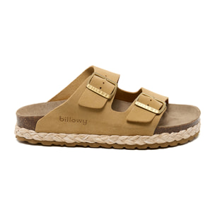 SANDALIA PLATAFORMA BILLOWY MARRON