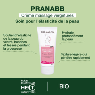 Pranarom - Crème - massage vergetures - Bio - 100 ml