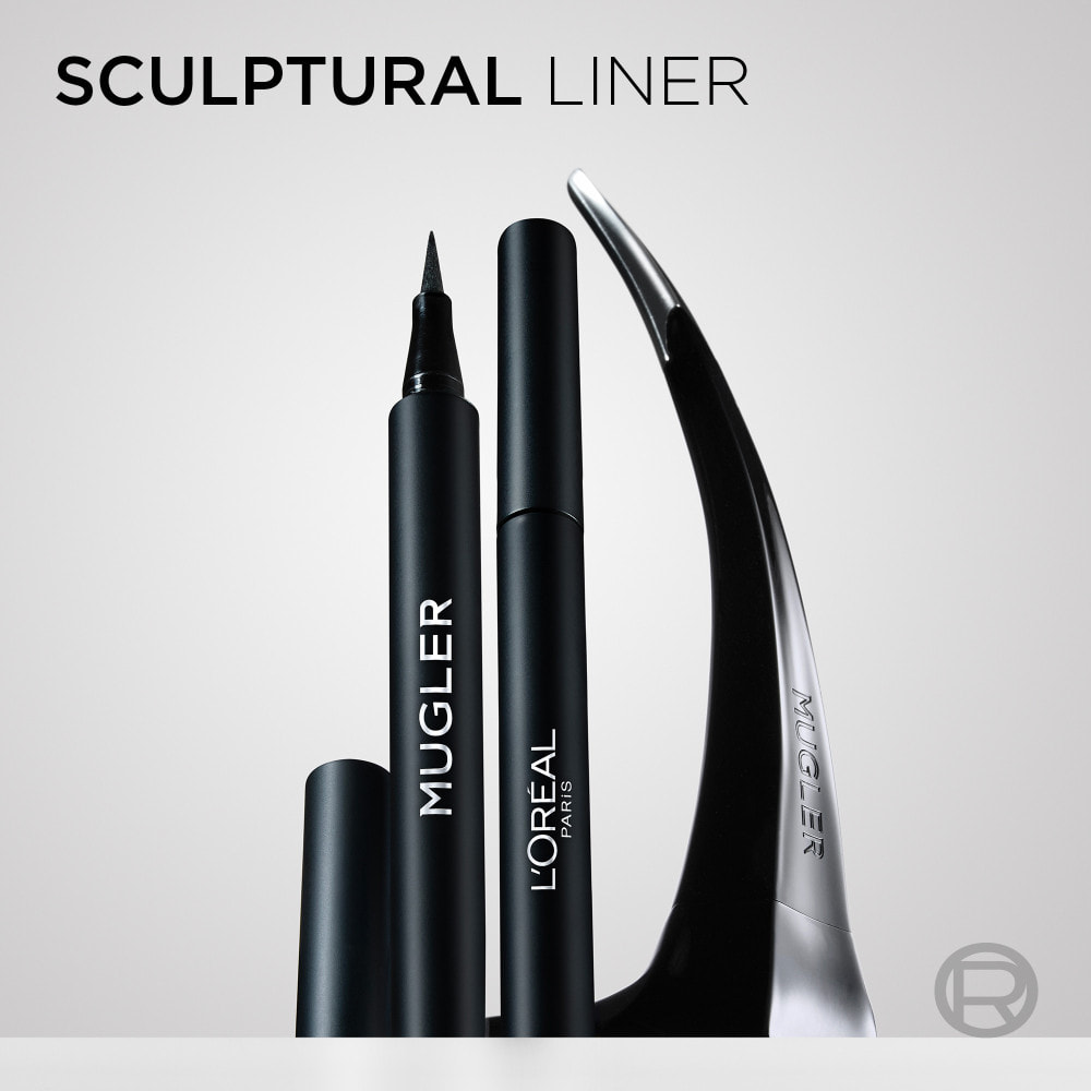 L'Oréal Paris x Mugler x Sculptural Eyeliner Feutre Noir