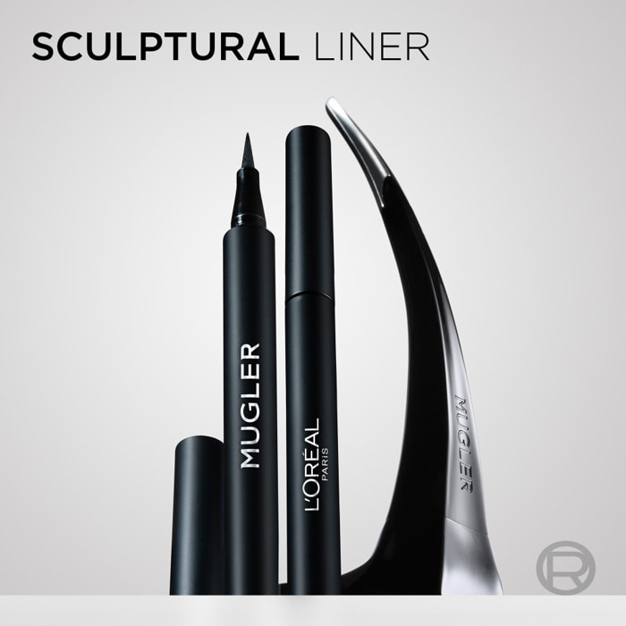 L'Oréal Paris x Mugler x Sculptural Eyeliner Feutre Noir