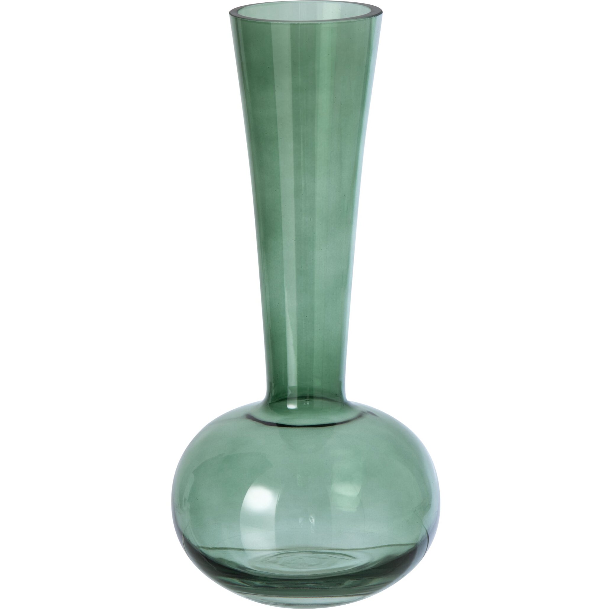 J-Line vase base ronde - verre - vert