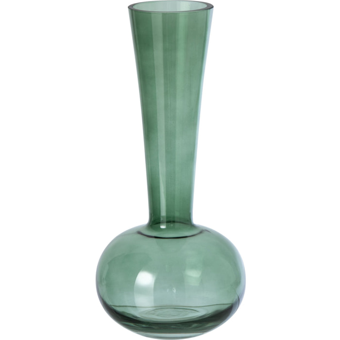 J-Line vase base ronde - verre - vert